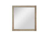 Nova Domus Roma - Modern Faux Travertine + Gold Mirror