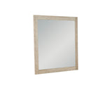 VIG Furniture Nova Domus Roma - Modern Faux Travertine + Gold Mirror VGAN-ROMA-MIR