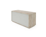 VIG Furniture Nova Domus Roma - Modern Faux Travertine + Gold File Cabinet VGAN-ROMA-FILE