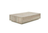 VIG Furniture Nova Domus Roma - Modern Faux Travertine Rectangular Coffee Table VGAN-ROMA-CT