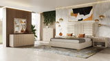 VIG Furniture Nova Domus Roma - Modern Faux Travertine + Gold Chest VGAN-ROMA-CHEST