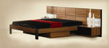 VIG Furniture California King Rondo Mid-Century Platform Bed w/ Nightstands Storage And Lights VGWCRONDO-CK