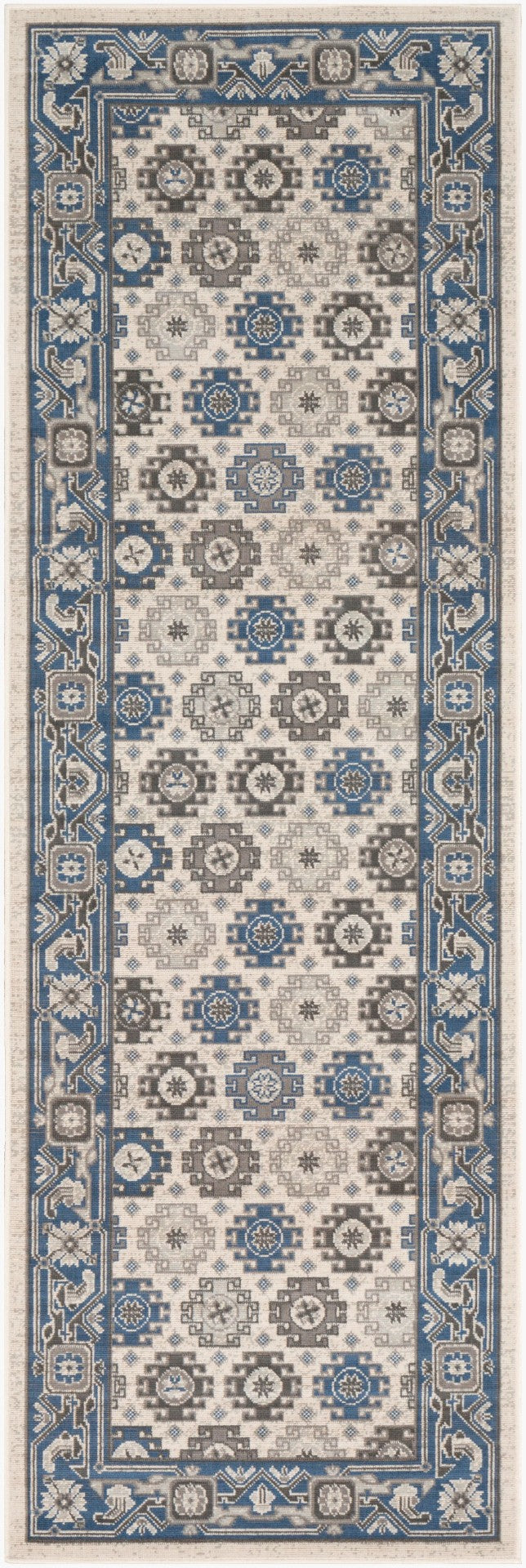 Livabliss Roosevelt Global Pattern Polypropylene Runner Rug for Hallways and Entryways ROO6206-288