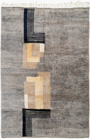 Surya Reproduction Handknotted Wool Area Rug with Fringe Artisan Weave for Living Room ROOAK1003-861010