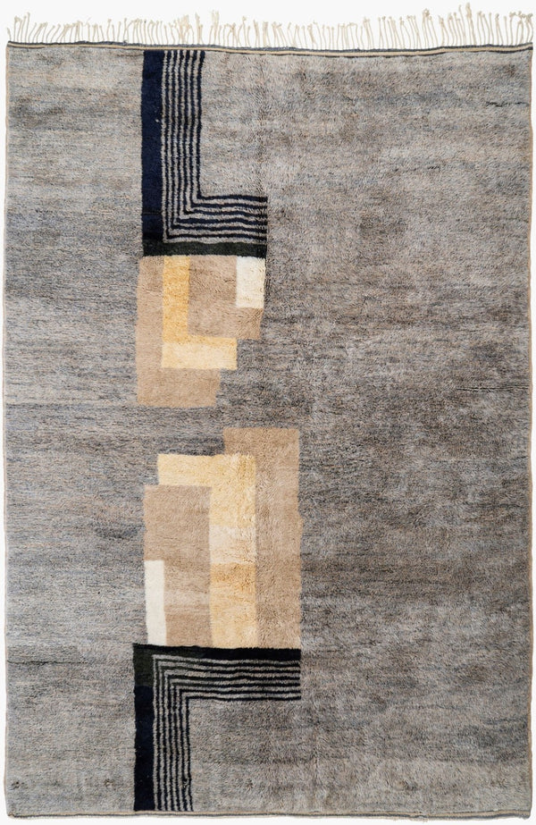 Surya Reproduction Handknotted Wool Area Rug with Fringe Artisan Weave for Living Room ROOAK1003-861010
