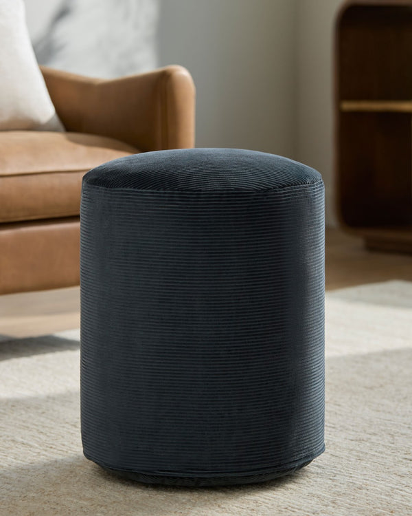 Surya Roy Cotton Fabric Pouf Polybead Fill Minimalist Floor Seat for Living Room or Bedroom ROPF006-161818