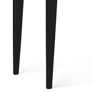 English Elm Harper Console Sofa Table - Mid-Century Modern Design, Black Finish, Stylish Storage Solution For Home B136P158707