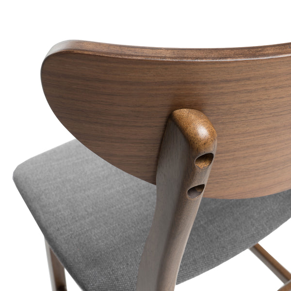 English Elm Christopher Knight Home® - Counter Height Chairs - Elegant Dark Grey Fabric Upholstery With Durable Wood Frame For Comfort 58914.00DGY
