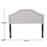 Christopher Knight Home® - Noble House - Killian Contemporary Fabric Full/Queen Headboard