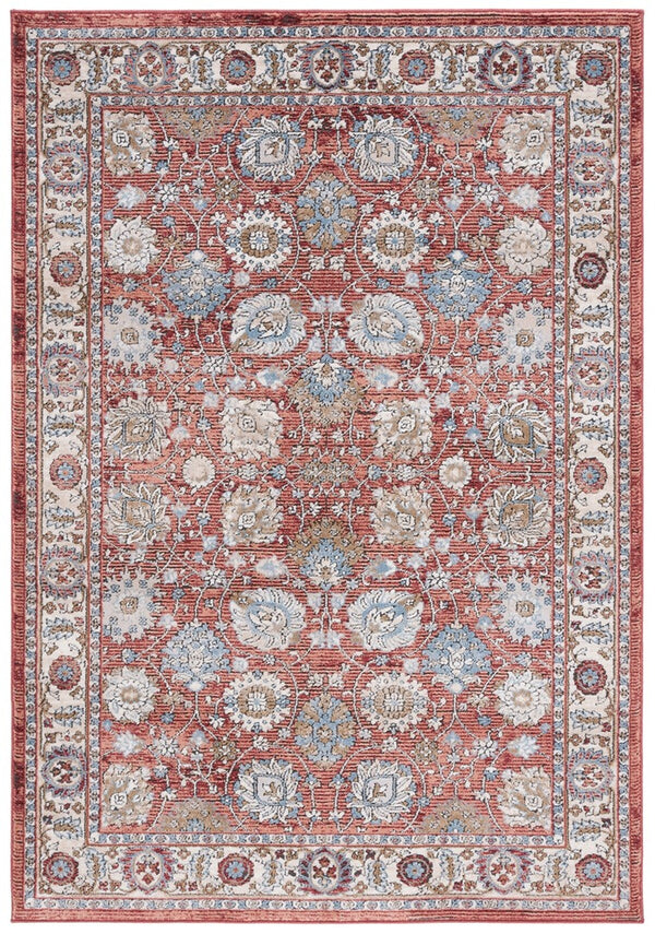 Safavieh Rosewood 102 Power Loomed TRADITIONAL Rug Ivory / Red 9' x 12'