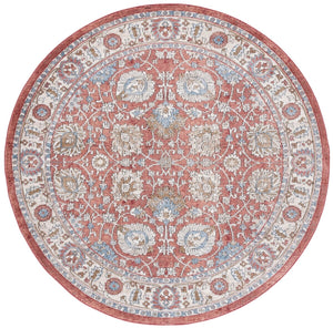 Safavieh Rosewood 102 Power Loomed TRADITIONAL Rug Ivory / Red 9' x 12'