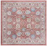 Safavieh Rosewood 102 Power Loomed TRADITIONAL Rug Ivory / Red 9' x 12'