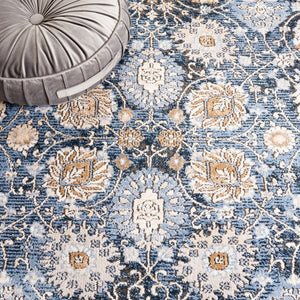 Safavieh Rosewood 102 Power Loomed TRADITIONAL Rug Ivory / Blue 9' x 12'