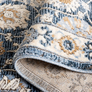 Safavieh Rosewood 102 Power Loomed TRADITIONAL Rug Ivory / Blue 9' x 12'