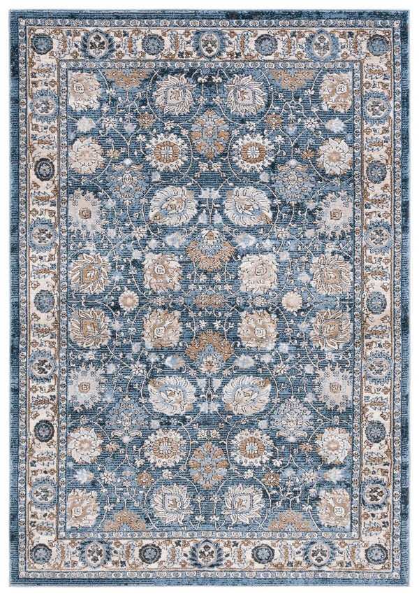 Safavieh Rosewood 102 Power Loomed TRADITIONAL Rug Ivory / Blue 9' x 12'