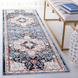 Safavieh Rosewood 104 Power Loomed TRADITIONAL Rug Ivory / Blue ROW104B-9