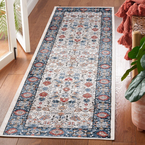 Safavieh Rosewood 106 Power Loomed TRADITIONAL Rug Ivory / Blue ROW106A-9