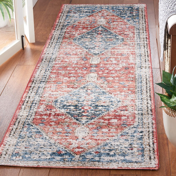 Safavieh Rosewood 108 Power Loomed TRADITIONAL Rug Blue / Red ROW108J-9