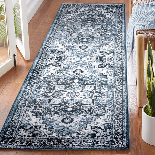 Safavieh Rosewood 112 Power Loomed TRADITIONAL Rug Ivory / Blue ROW112A-9