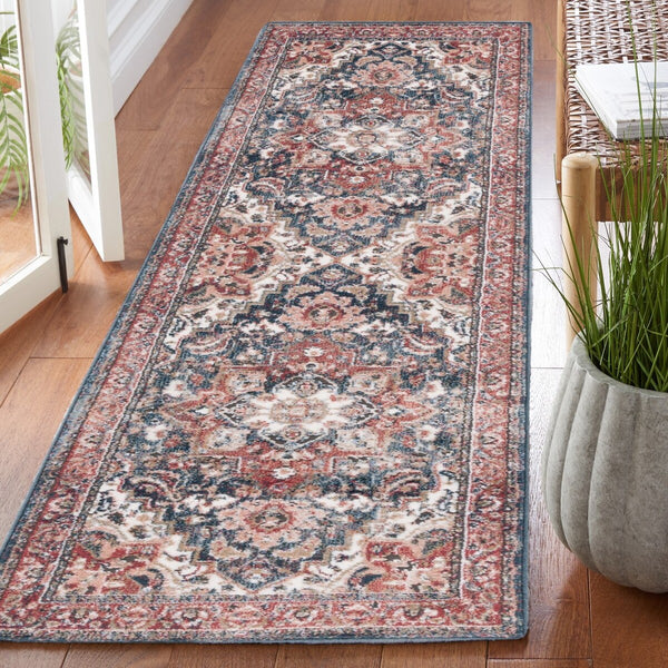 Safavieh Rosewood 112 Power Loomed TRADITIONAL Rug Ivory / Red ROW112B-9