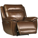 Parker House Jameson - Hickory Power Reclining Zero Gravity Sofa And Two Recliners Dark Brown 100% Leather ,Leather Match Mjam-311phz-hkry