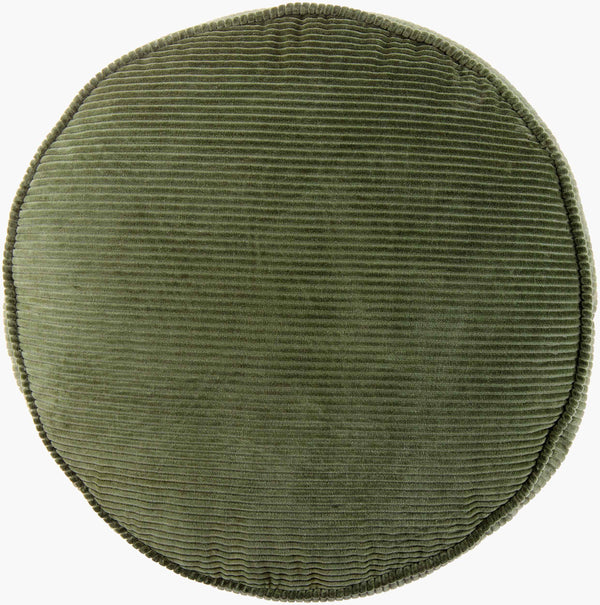 Surya Roy Accent Pillow - 16" Cotton Chic Design For Modern Decor, Easy Care & Cozy Comfort For Home Olive Green Cotton,Cotton,Polyester,Polyfill Roy002-1616