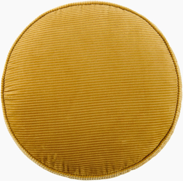 Surya Roy Accent Pillow - 16" Cotton Chic Design For Modern Decor, Easy Care & Cozy Comfort For Home Goldenrod Cotton,Cotton,Polyester,Polyfill Roy003-1616