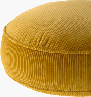 Surya Roy Accent Pillow - 16" Cotton Chic Design For Modern Decor, Easy Care & Cozy Comfort For Home Goldenrod Cotton,Cotton,Polyester,Polyfill Roy003-1616