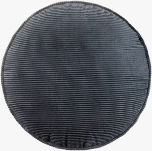 Surya Roy Accent Pillow - 16" Cotton Chic Design For Modern Decor, Easy Care & Cozy Comfort For Home Charcoal Cotton,Cotton,Polyester,Polyfill Roy006-1616