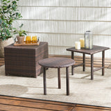 Christopher Knight Home® - Noble House - Palmilla Wicker Table (Set of 3)