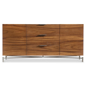 Bernhardt Bernhardt Brasea Solid Suar Wood Buffet with Adjustable Shelves and Soft Close Drawers 394134