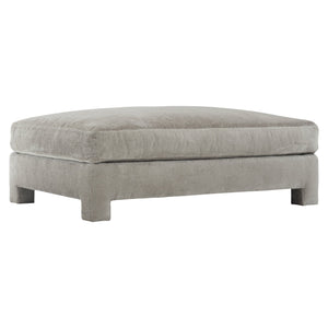 Bernhardt Bernhardt Mily Rectangular Cocktail Ottoman — Fully Upholstered, Relaxed Tailoring, Custom Fabrics, Durable Frame - Made to Order P1290A