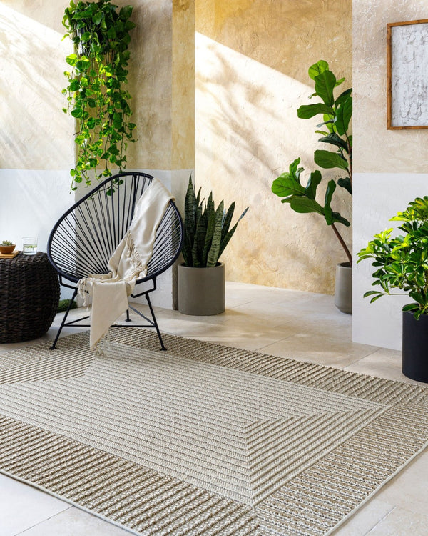 Livabliss Rockport Geometric Polypropylene Area Rug Scandinavian Modern Style for Living Room RPT2301-537