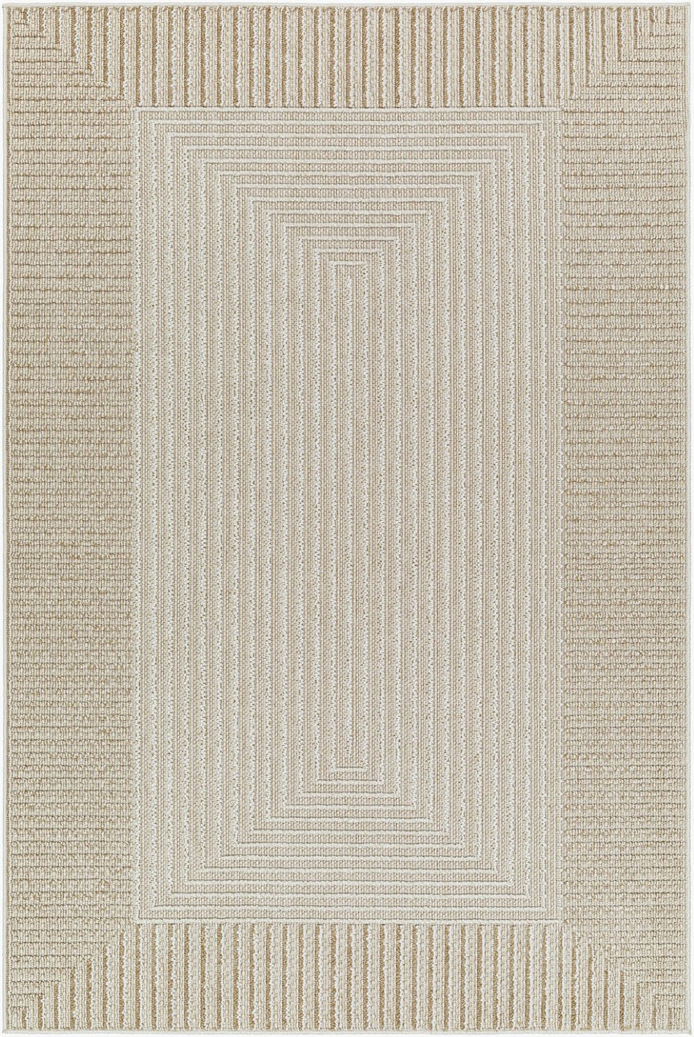 Livabliss Rockport Geometric Polypropylene Area Rug Scandinavian Modern Style for Living Room RPT2301-537