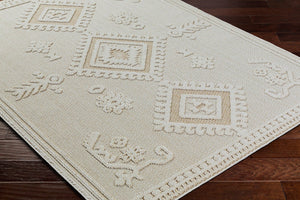 Livabliss Rockport Scandinavian Geometric Runner Rug Polypropylene Hallway Entryway Medium Pile Ivory, Tan 2'7" x 7'3" RPT2304-2773