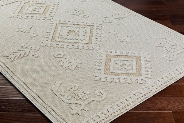 Livabliss Rockport Scandinavian Geometric Runner Rug Polypropylene Hallway Entryway Medium Pile Ivory, Tan 2'7" x 7'3" RPT2304-2773