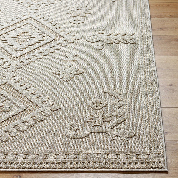 Livabliss Rockport Scandinavian Geometric Runner Rug Polypropylene Hallway Entryway Medium Pile Ivory, Tan 2'7" x 7'3" RPT2304-2773