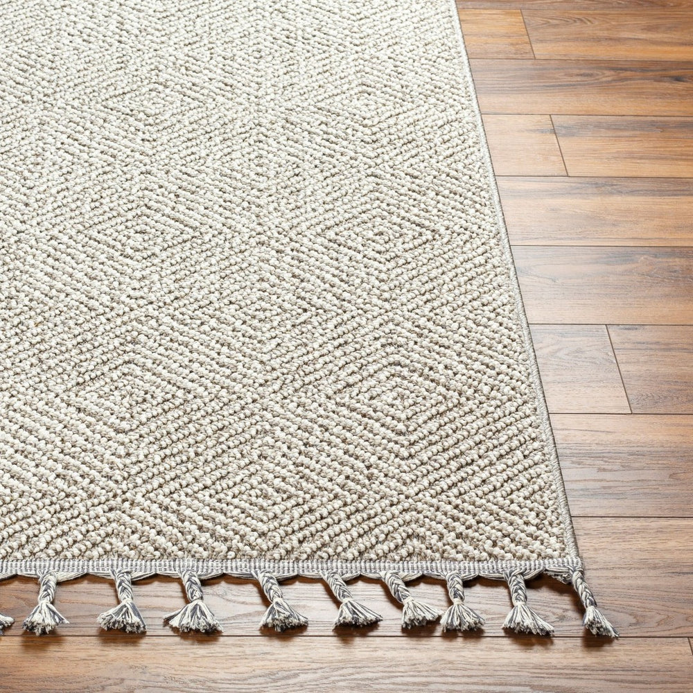 Livabliss Rockport Scandinavian Geometric Polypropylene Runner Rug for Hallways and Entryways Light Gray, Gra 7'10" x 10' RPT2310-71010