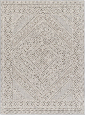 Livabliss Rockport Machine Woven Polypropylene Runner Rug for Hallways Patios and Entryways Light Gray, Gra 7'10" x 10' RPT2322-71010