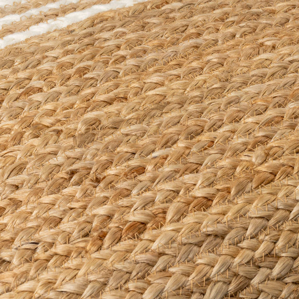 Surya Raipur Handmade 18"L X 18"W Rustic Charm Accent Pillow - Cozy Wool, Jute, And Cotton Design Beige Jute,Wool,Cotton Rpu001-2222d