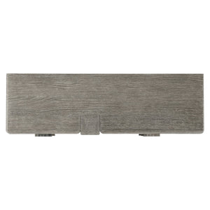 Bernhardt Bernhardt Monolith Dresser — Wire-Brushed Oak Rustic-Modern 5 Soft-Close Drawers, Cast Aluminum Pulls 343052