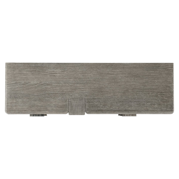 Bernhardt Bernhardt Monolith Dresser — Wire-Brushed Oak Rustic-Modern 5 Soft-Close Drawers, Cast Aluminum Pulls 343052