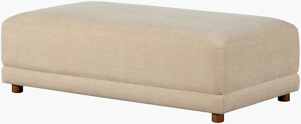 Surya Parley Oversized Rectangular Ottoman Foam Cushioned Minimalist Seating for Living Rooms RPY004-185732