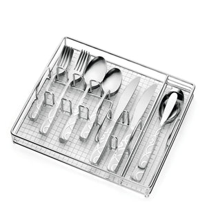 Lenox Cambridge Conquest Sand 45-Piece Flatware Set with Caddy NO COLOR METAL 256145CSLG1