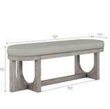 A.R.T. Furniture Vault Bed Bench 285149-2354 Gray 285149-2354