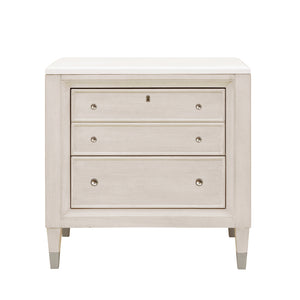 Ashby Place 2-Drawer Nightstand with USB-C Port Natural with Reflection Gray Finish P359140 Pulaski Furniture