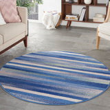 Nourison Whimsicle WHS12 Machine Made Power-loomed No Border Indoor Only Modern  Rug Blue Multicolor, Blue Multicolor 100% Polypropylene 99446833938