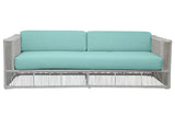 Miami Sofa in Dupione Celeste w/ Self Welt SW4401-23-8067 Sunset West