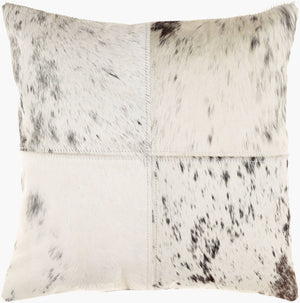 Surya Ranger 20" X 20" Hair On Hide Accent Pillow - Luxurious Style & Easy Care For Your Home Decor Cream Hair On Hide Rrg002-2020p