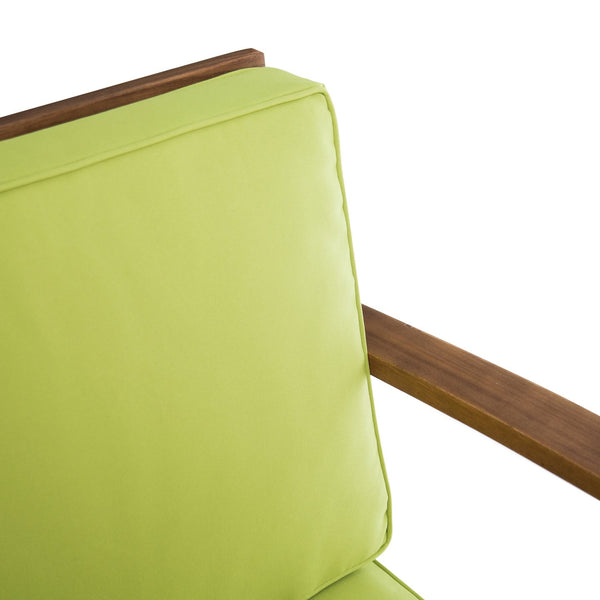 English Elm Perla Solid Acacia Outdoor Club Chair Slatted Hardwood Frame Resort Patio Seat 61442.00GRN-61442.00GRN